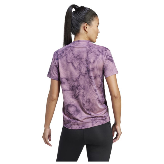 Adidas Γυναικεία κοντομάνικη μπλούζα Own the Run AOP Tee